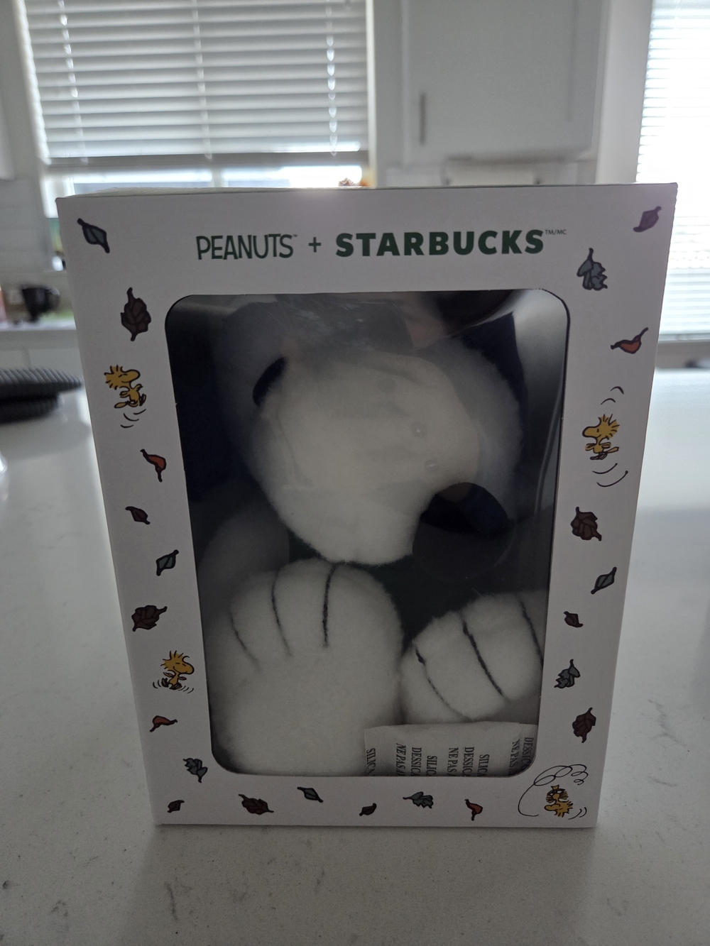 Starbucks x Peanuts White Snoopy Plush in Branded Box